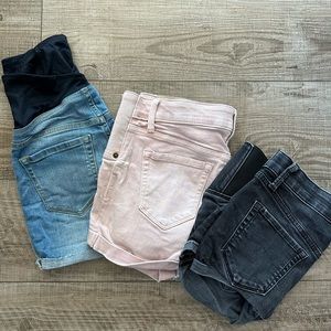Maternity shorts 3 pack